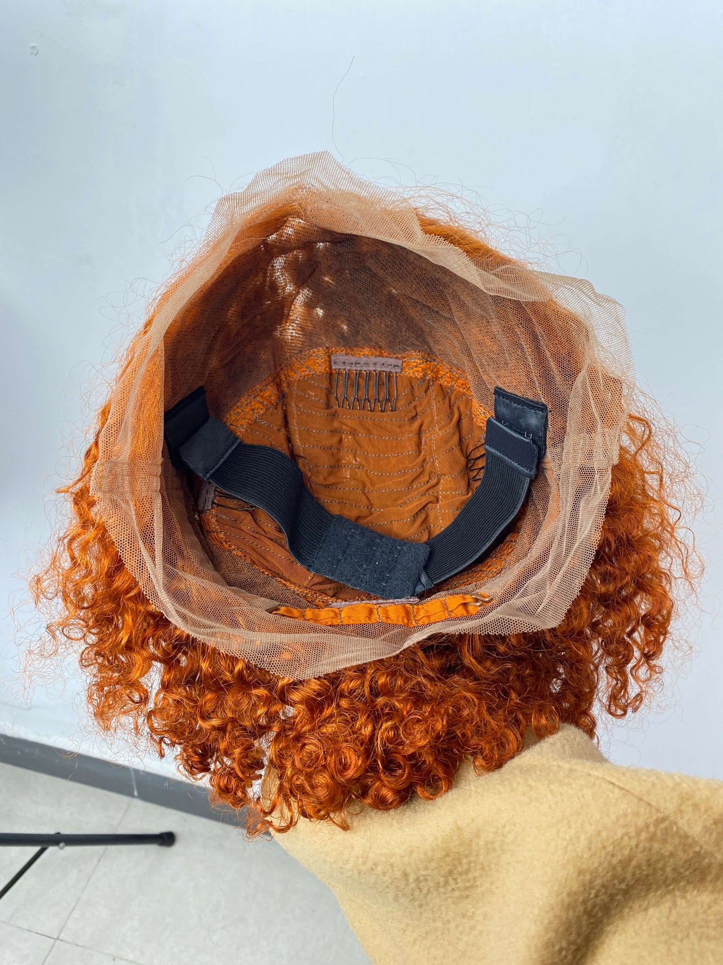 360 lace wig human hair curly bob