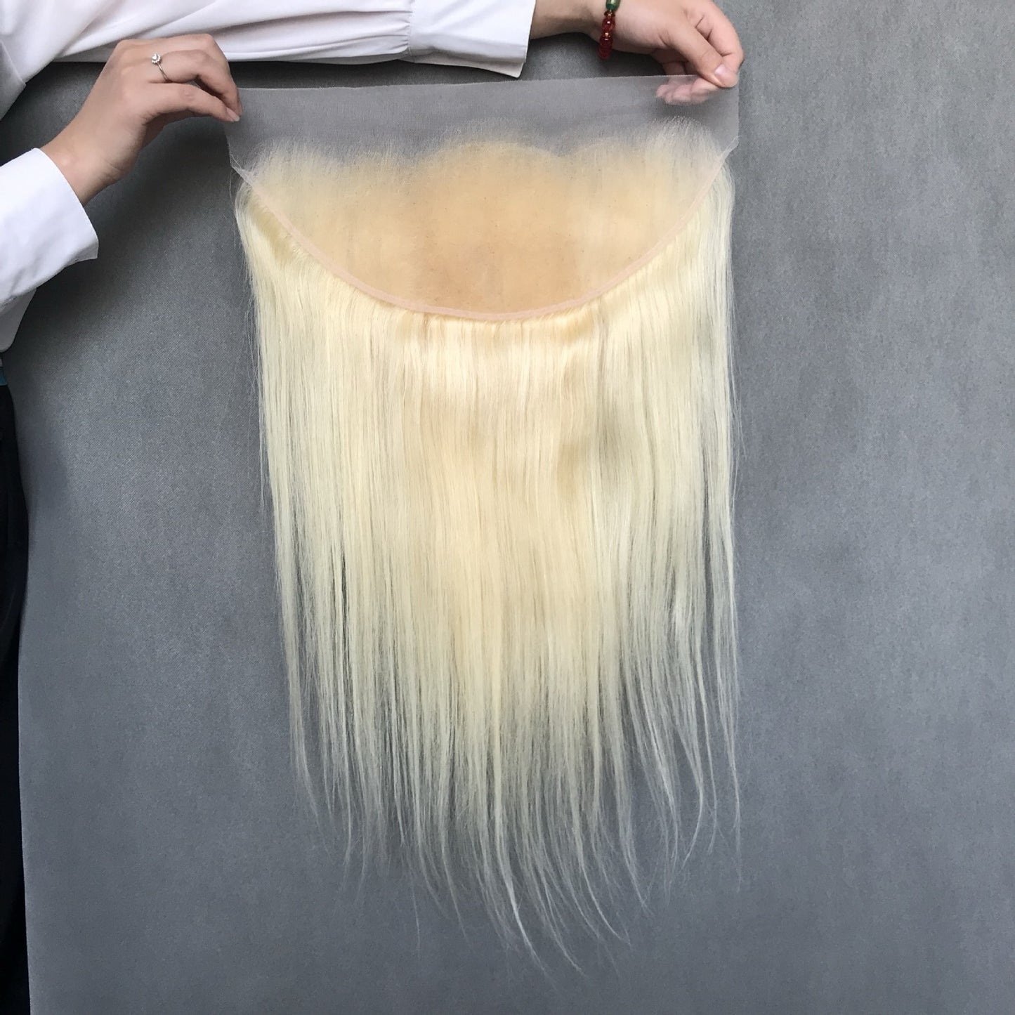 Blonde HD Lace Frontal 13x6 Straight Brazilian Hair Transparent Lace Frontal