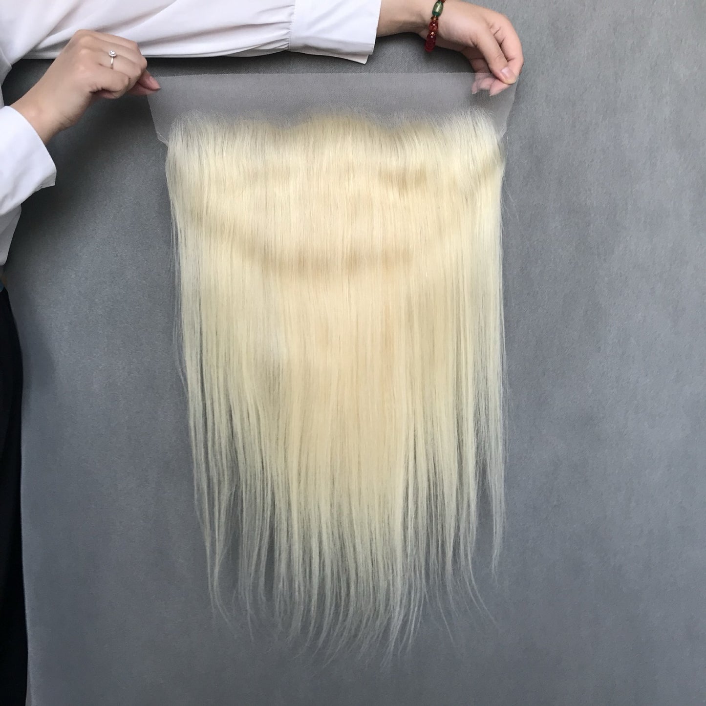 Blonde HD Lace Frontal 13x6 Straight Brazilian Hair Transparent Lace Frontal