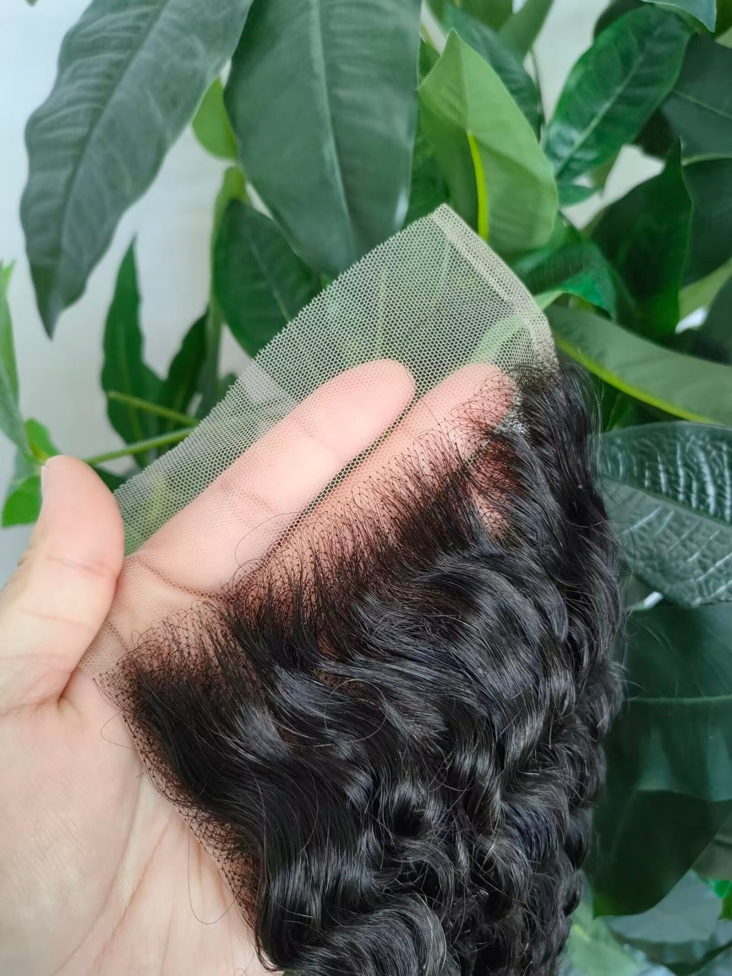 HD Lace Closure Deep Wave 4x4 Transparent Lace Closure Human Hair