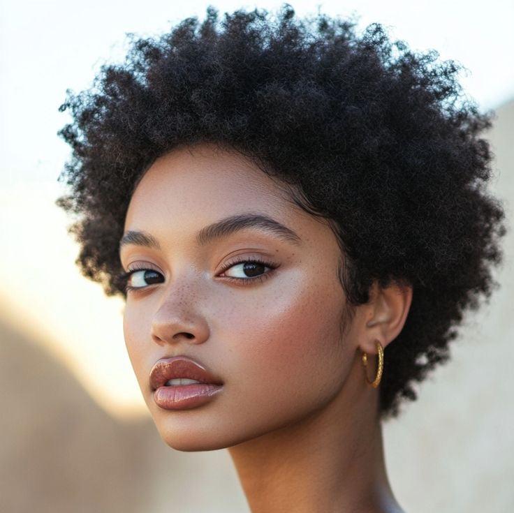 Black Short Afro Lace Frontal Wig 13x4 Virgin Hair for African American