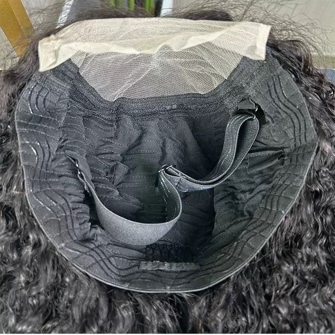 Pixie Curl Afro Glueless Lace Wig 5x5 Human Hair 210%Density for African American