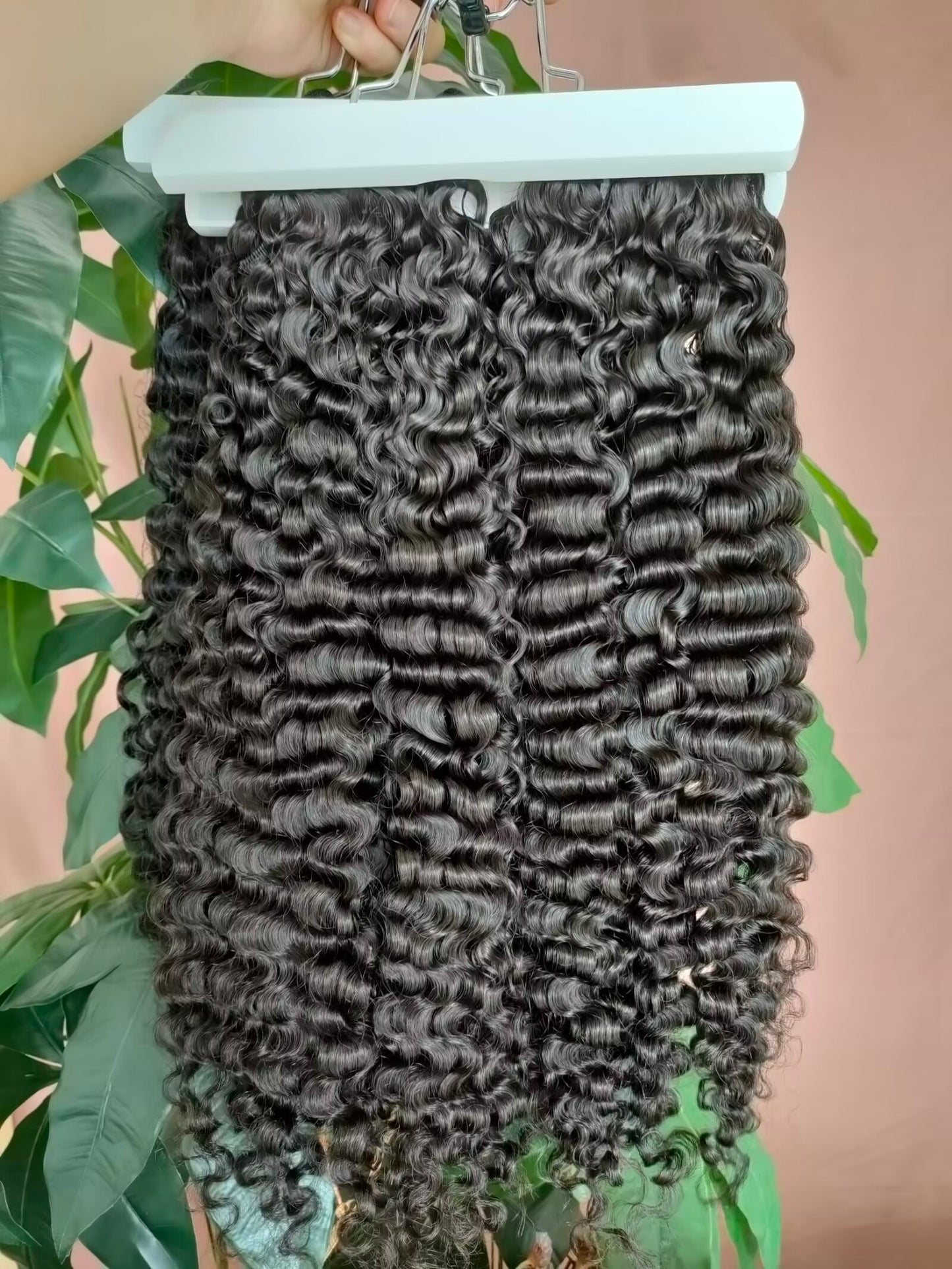 Burmese Curl  Hair Bundle 12A Grade Double Draw Hair Curl 3pc for African American