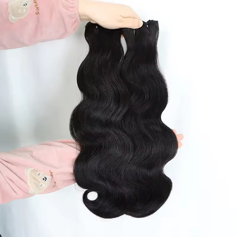 Raw Unprocessed Human Hair Body Wave 14A Grade Super Double Draw Hair 3pc Deal for Black Women