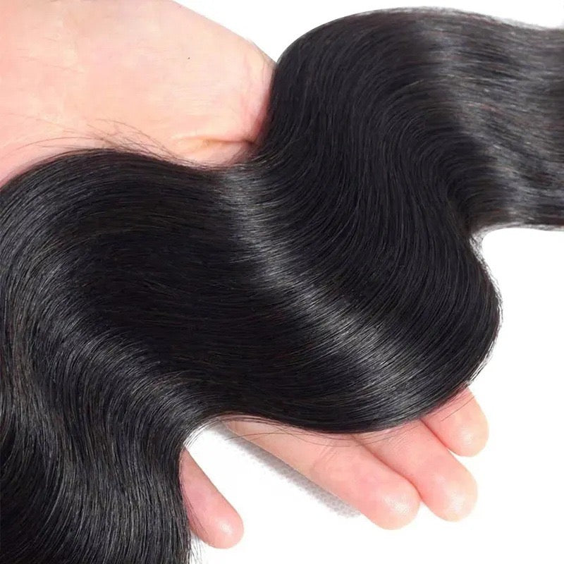 Raw Unprocessed Human Hair Body Wave 14A Grade Super Double Draw Hair 3pc Deal for Black Women
