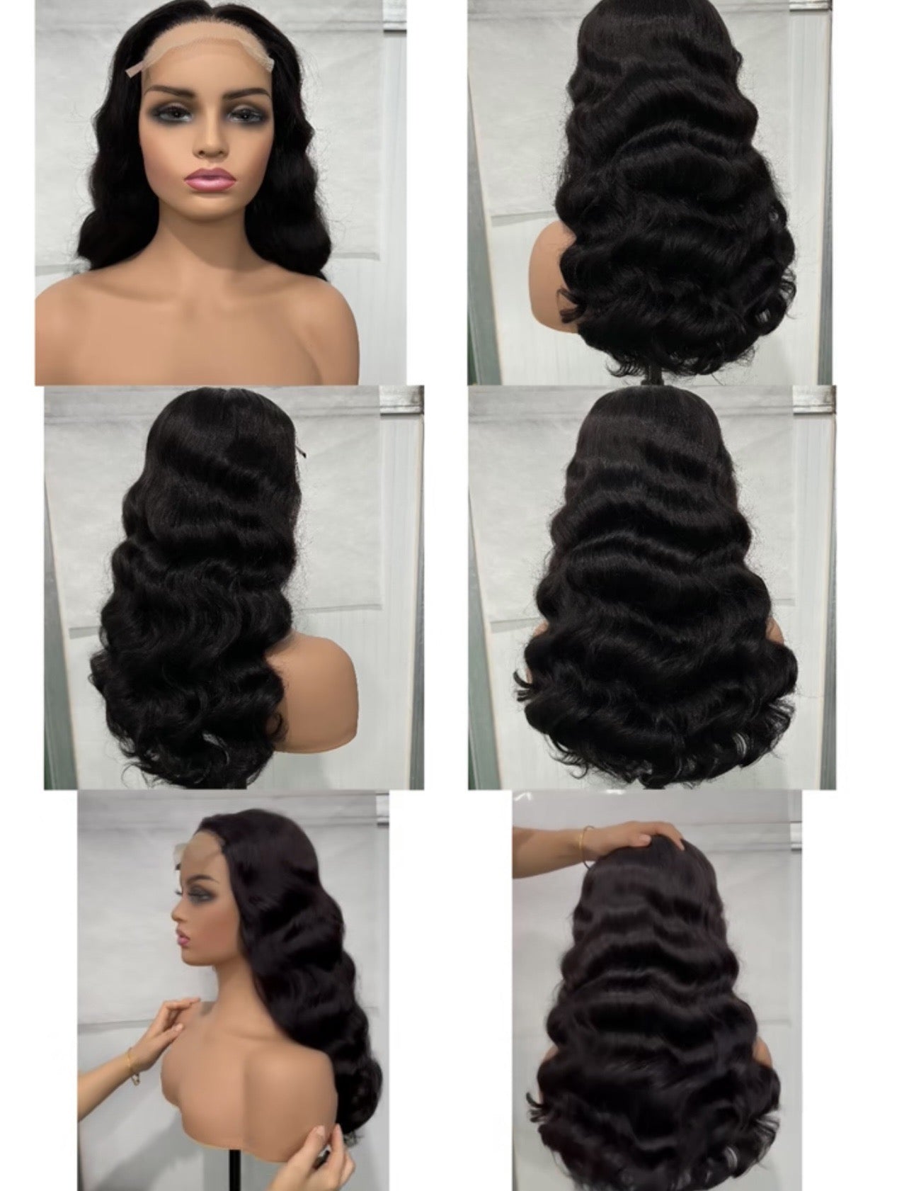 5X5 Lace Wig Loose Wave Wig Double Draw 22inch 300% Density for Black Women