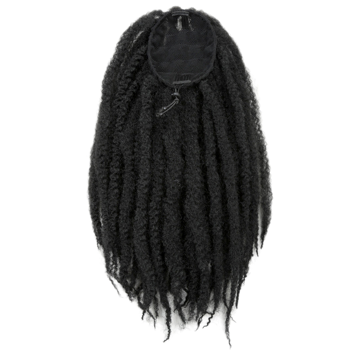 18 Inch Black Marley Hair Ponytail Afro Kinky Braiding Hair Ponytail for Black Women