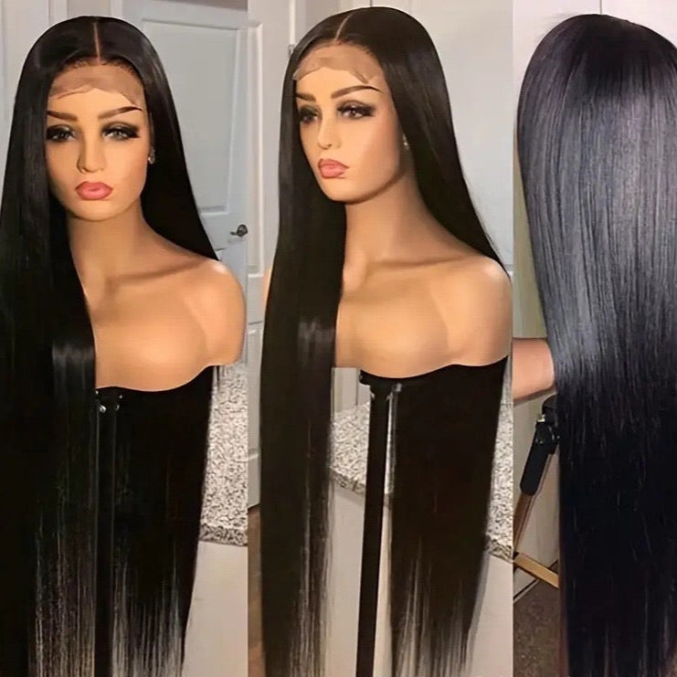 5x5 Lace Closure Wig Human Hair Straight 150% Density for Black Women