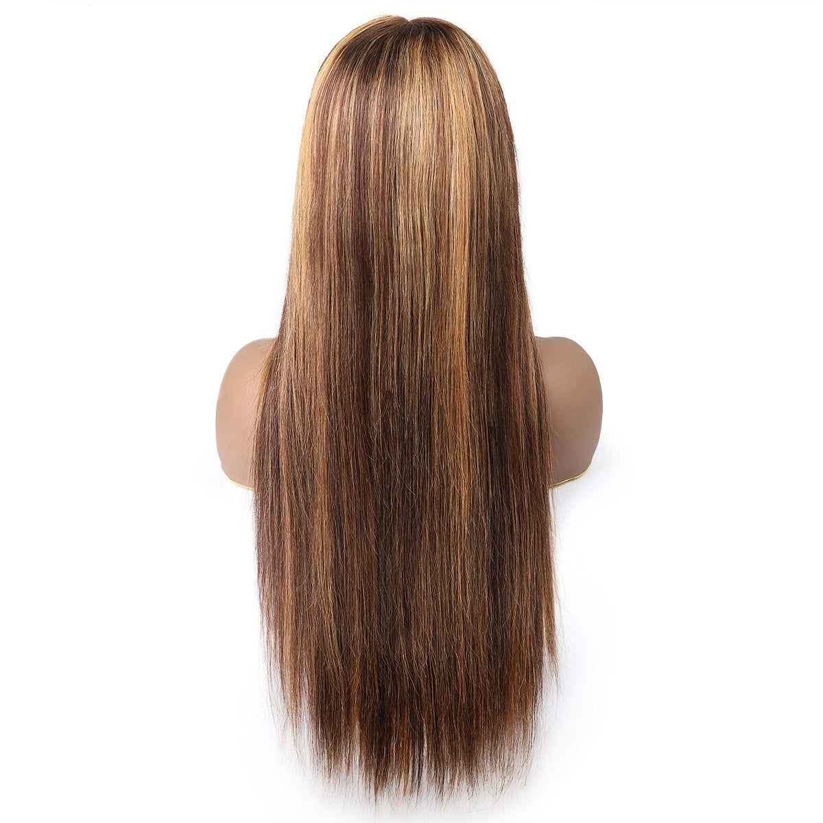 Highlight 4x4 Lace Closure Wig Straight Human Hair for Black Women