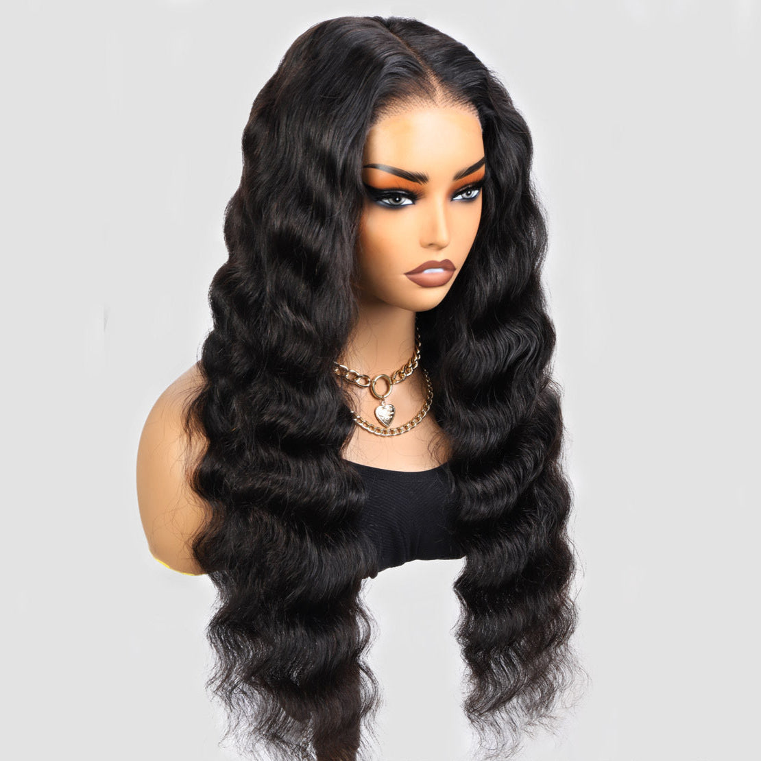 6x6 Lace Closure Wig Human Hair Loose Deep Wave 150% Density for Black Women