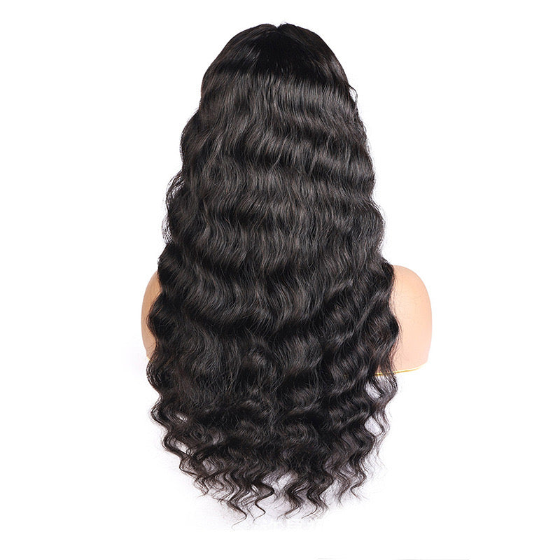 6x6 Lace Closure Wig Human Hair Loose Deep Wave 150% Density for Black Women