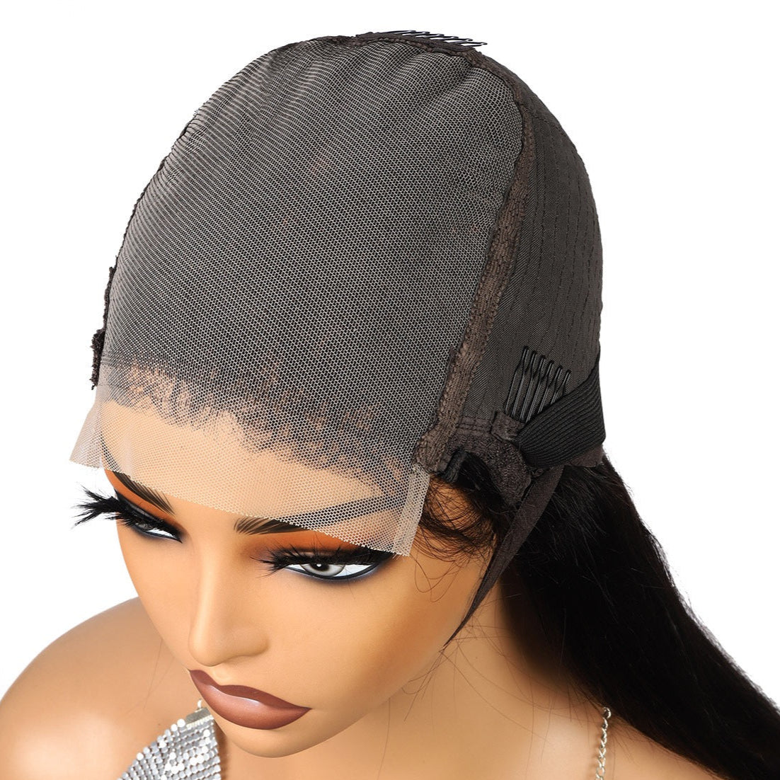 6x6 Lace Closure Wig Human Hair Straight 150% Density for Black Women