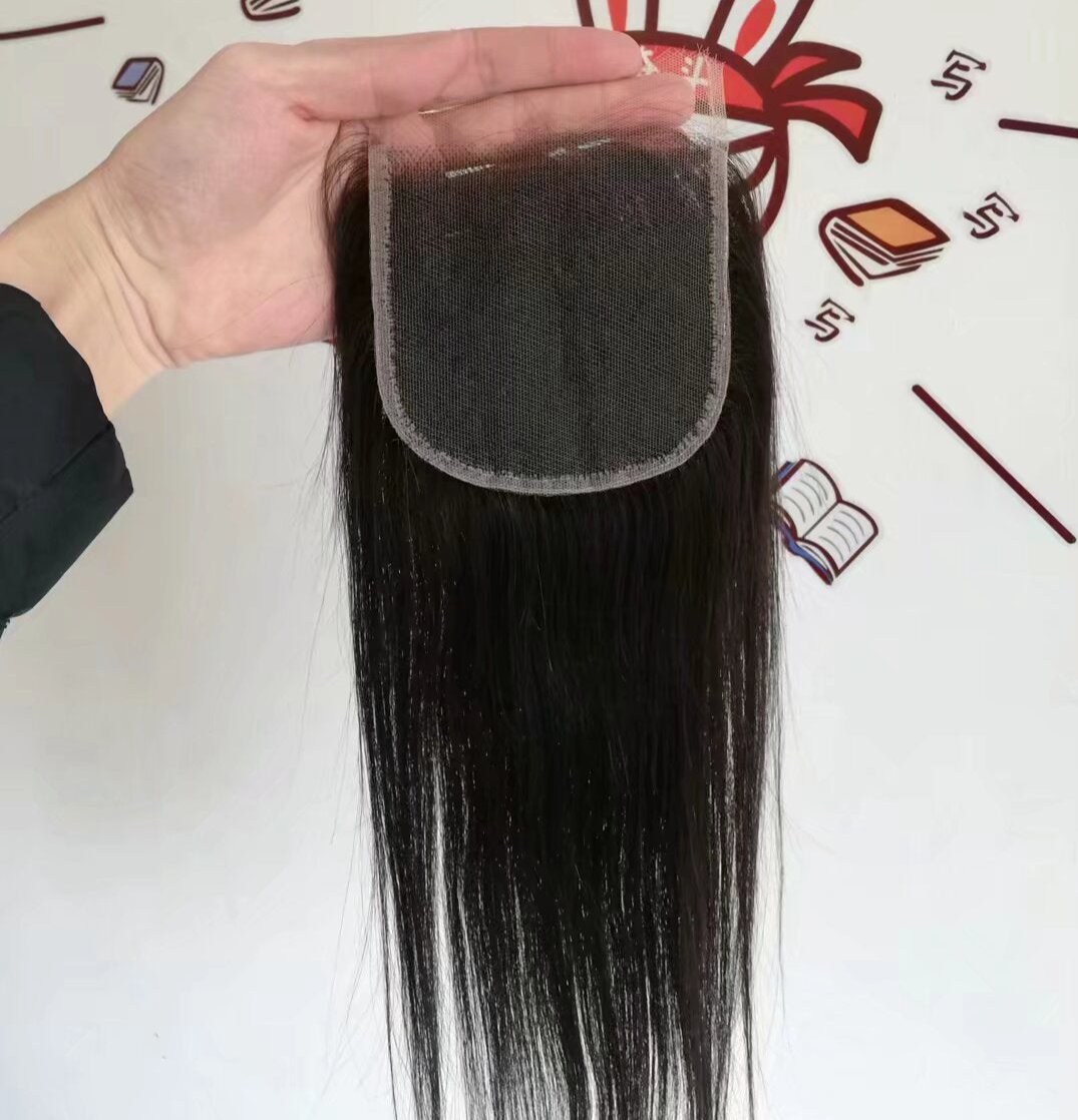 HD Lace Closure 4x4 Closure Brazilian Straight Human Hair Free Part