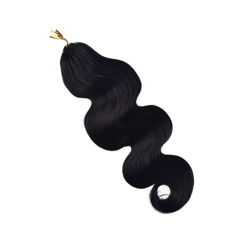 human crochet hair extension Pre-Separated Crochet Hair Reusable Micro Twists