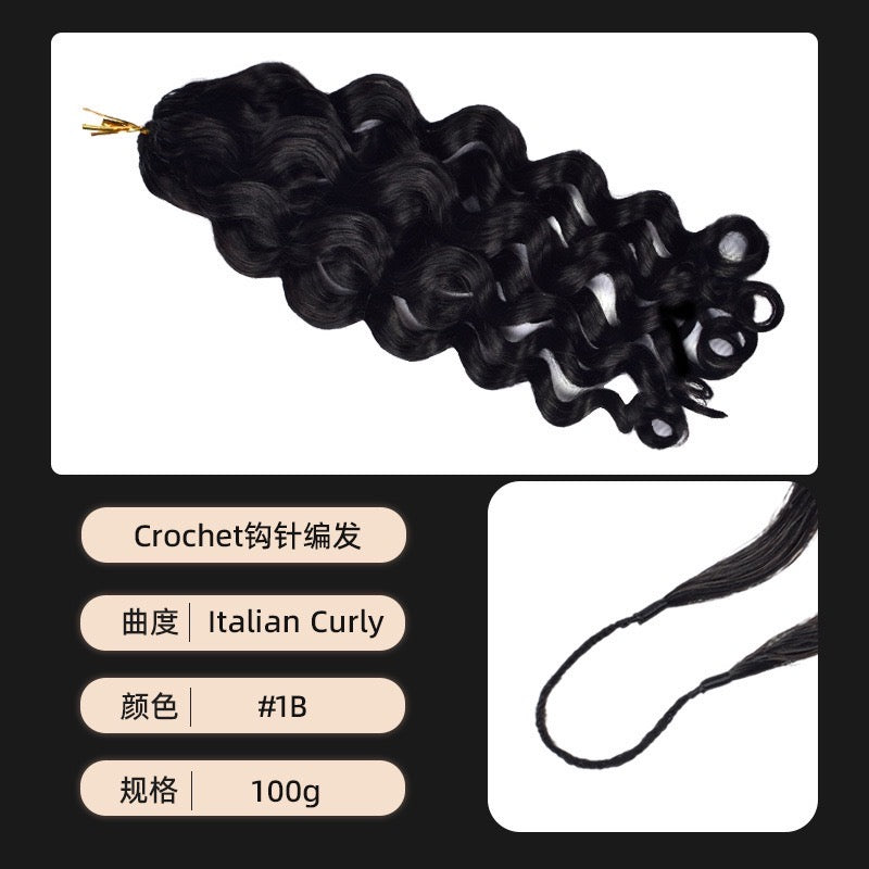 human crochet hair extension Pre-Separated Crochet Hair Reusable Micro Twists