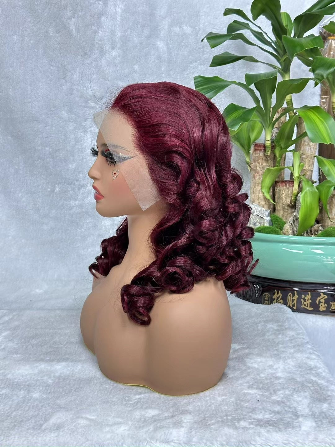 Double Draw Lace Frontal Loose Wave Wig 18inch 300% Density for Black Women