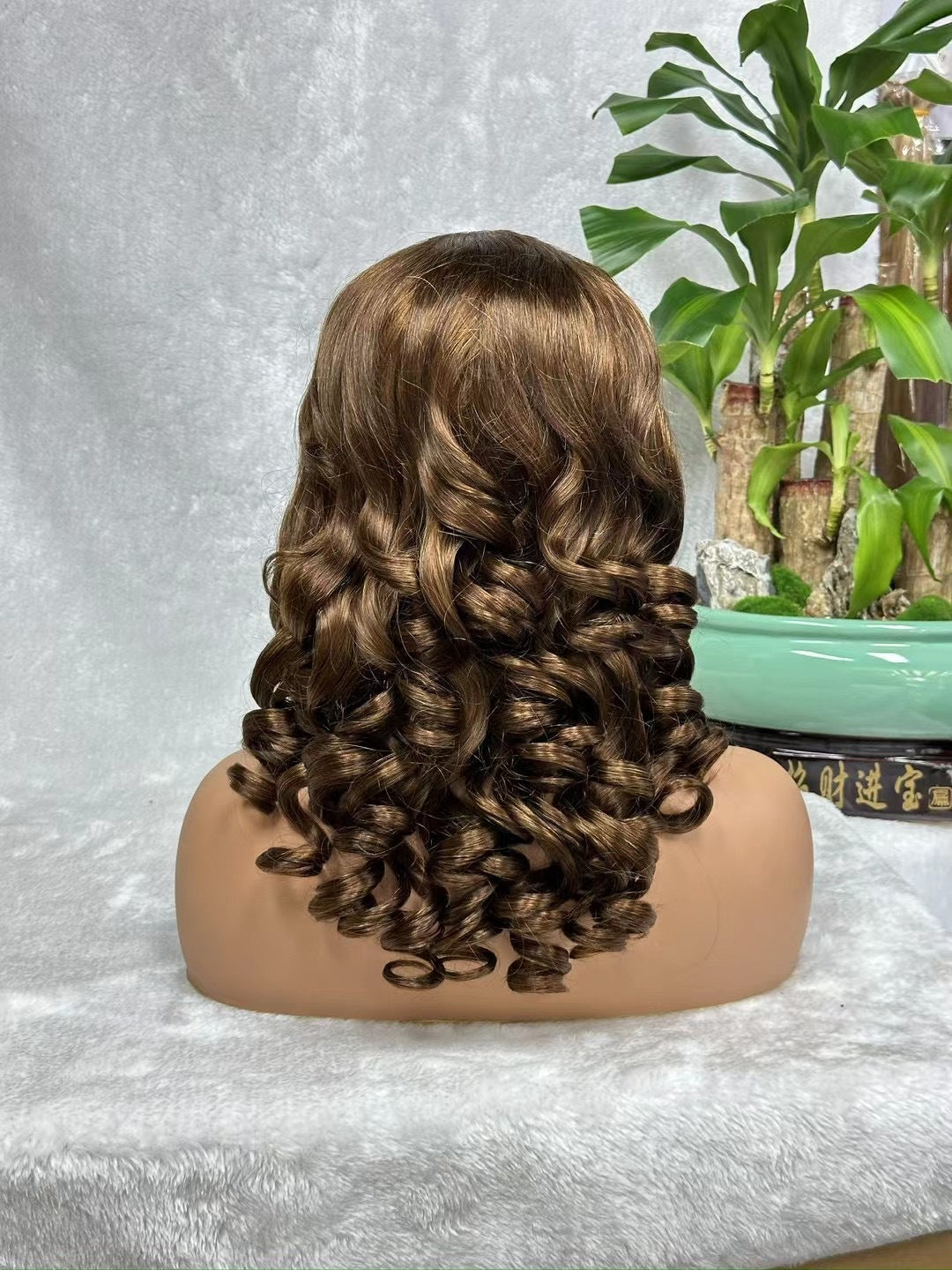 Double Draw Lace Frontal Loose Wave Wig 18inch 300% Density for Black Women