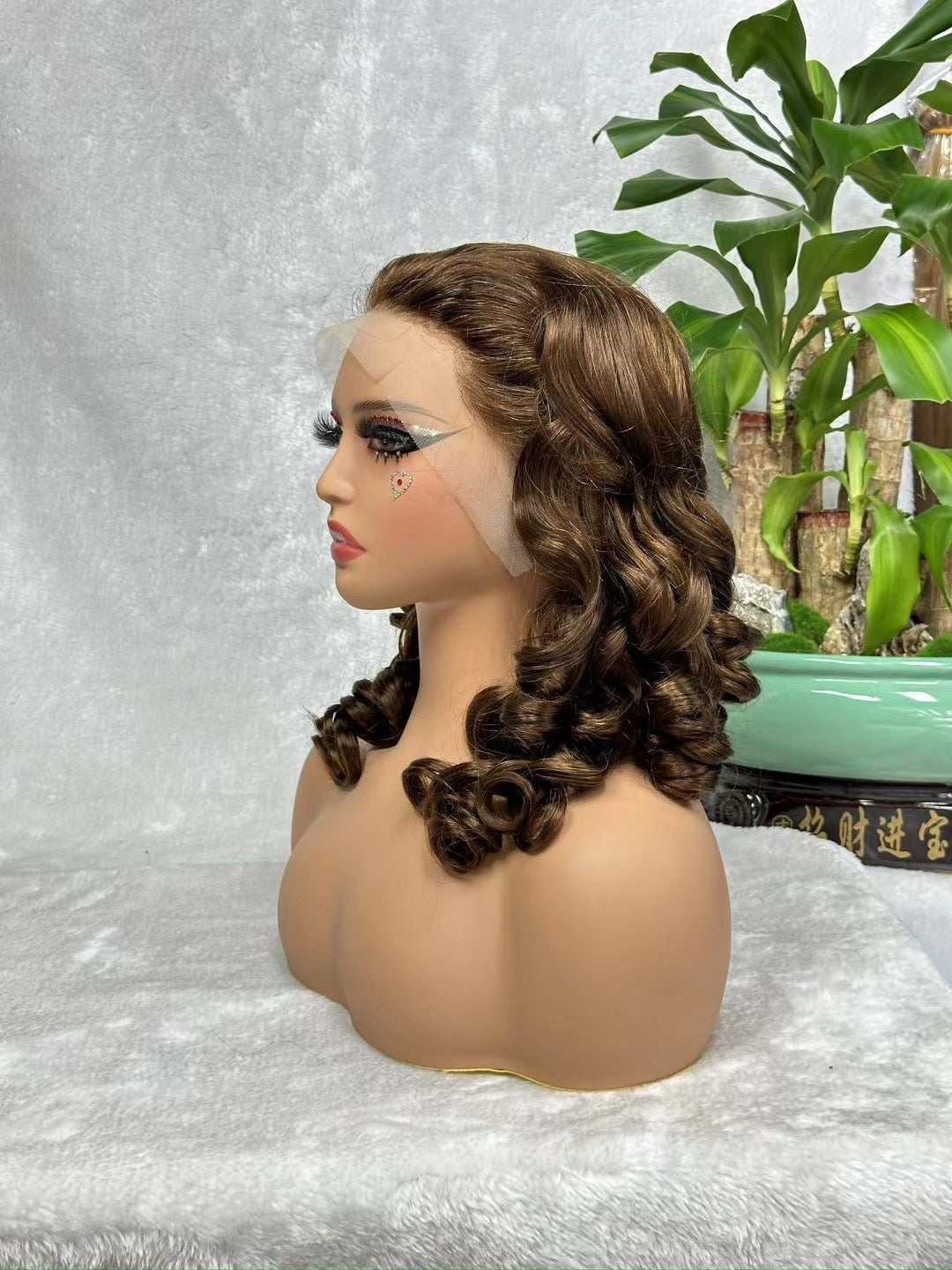 Double Draw Lace Frontal Loose Wave Wig 18inch 300% Density for Black Women