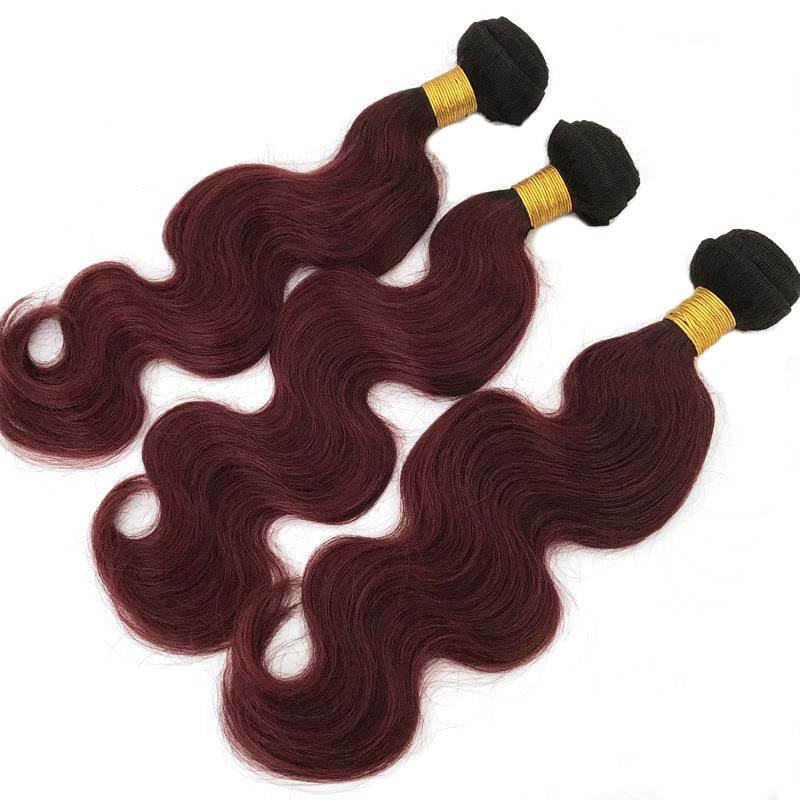 1b99J body wave human hair