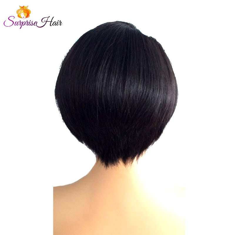 short full lace pixie cut wig human hair