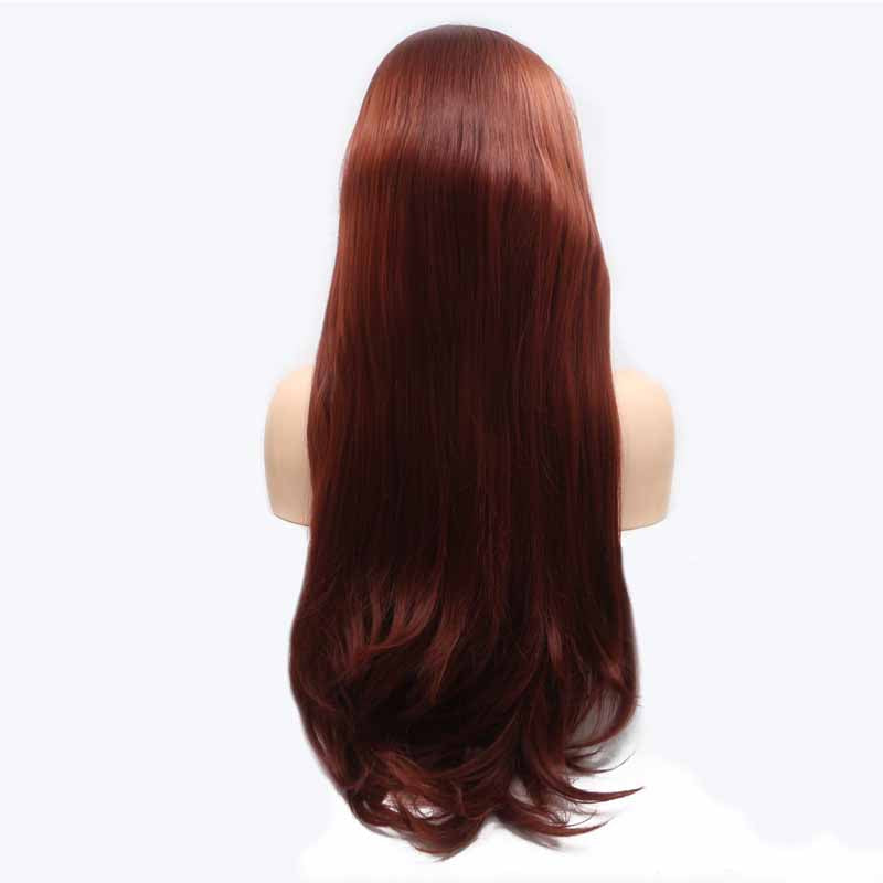 synthetic lace wig brown