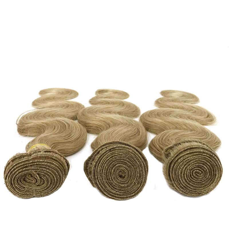 #27 color brown body wave hair