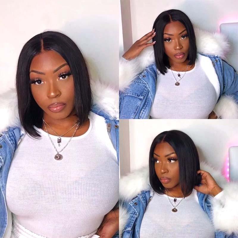 free part bob wig human hair