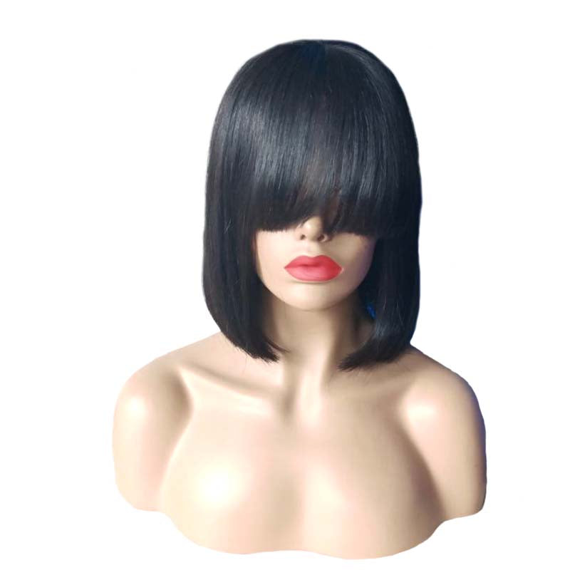 bob wig with bang
