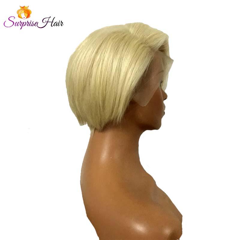 Short Blonde BOB Pixie Cut Wig
