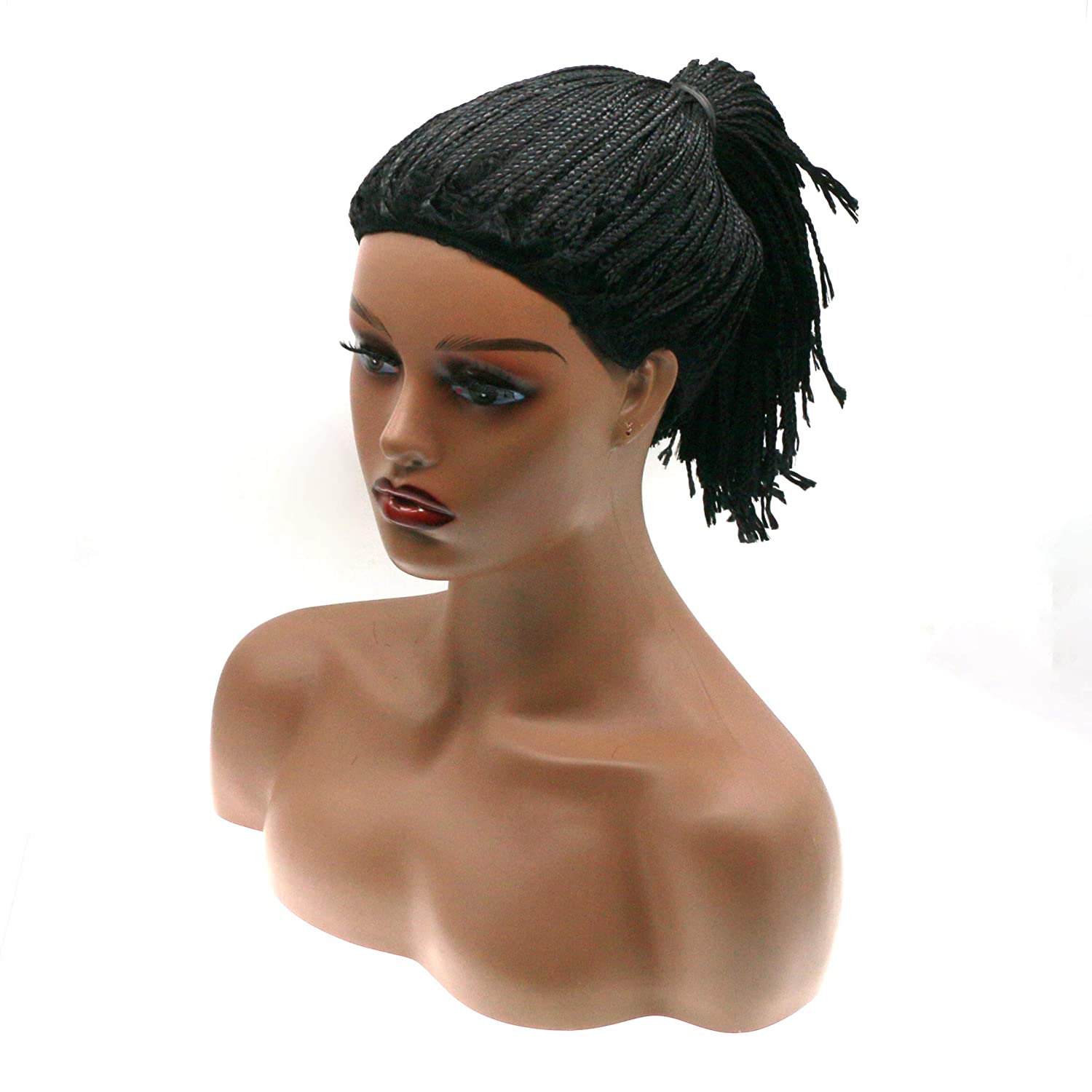 short Micro Braid wig