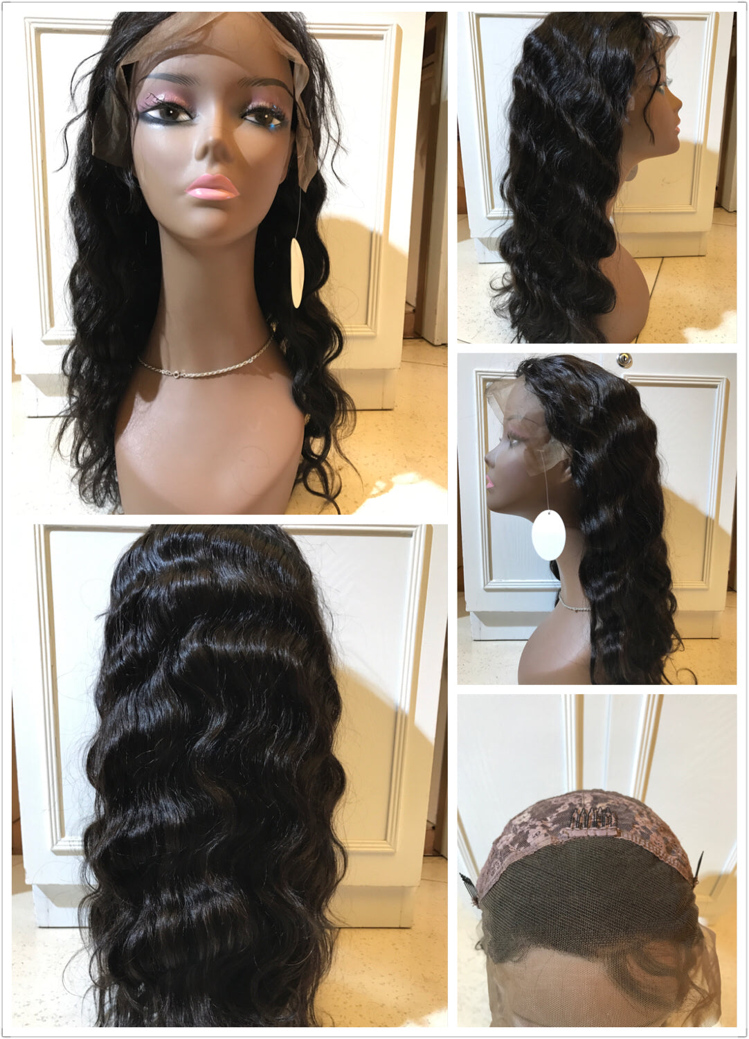 brazilian body wave lace front wig