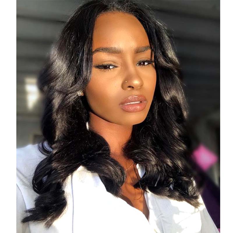360 lace frontal brazilian hair loose wave.