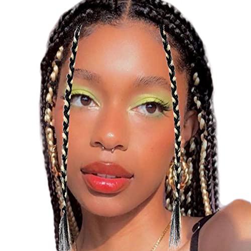 short box braided hair piece for Women.