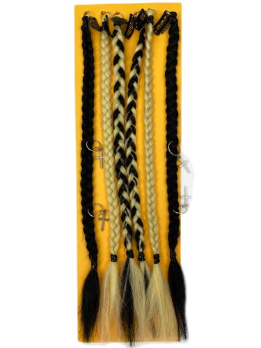 12inch Box Braid Hair Extensions 6pcs clip-in braid Ponytail