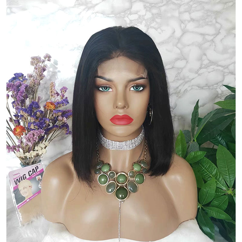 4x4 lace closure bob wig human hair