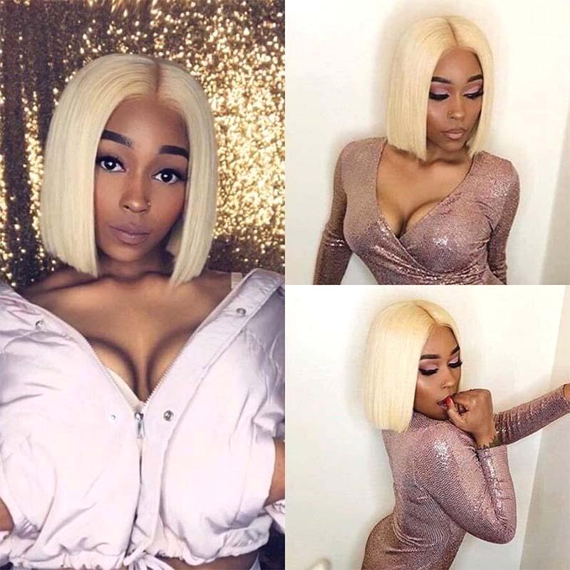 613 color bob wig lace frontal