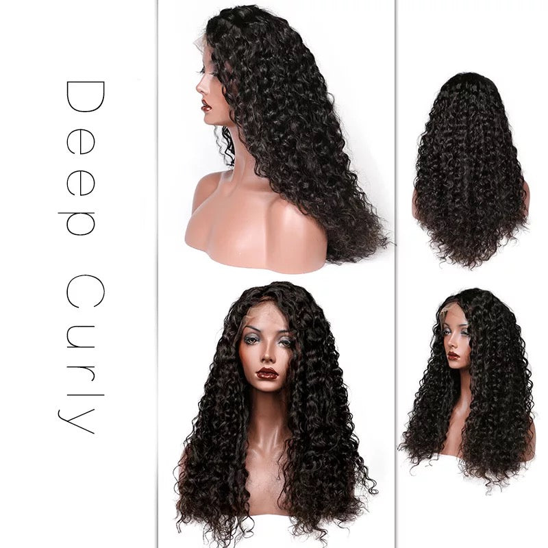 curly full lace wig
