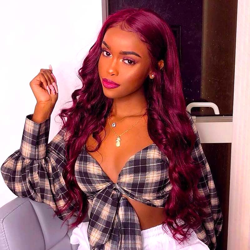 99J color body wave human hair bundles