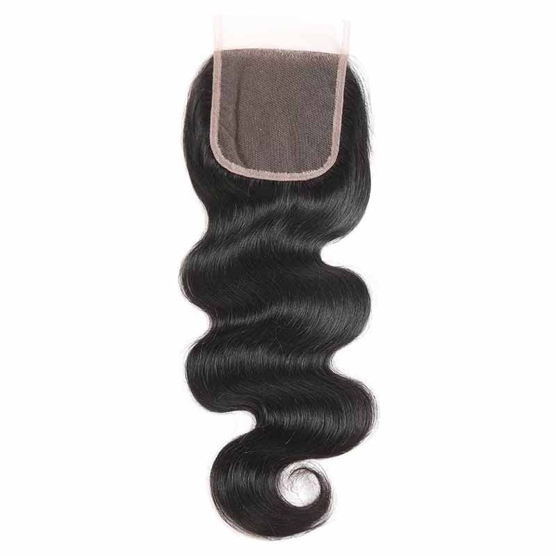 Body Wave Lace Closures Human Hair 4x4