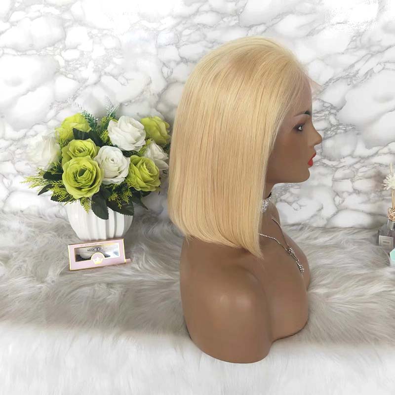 Brazilian hair blonde bob wig