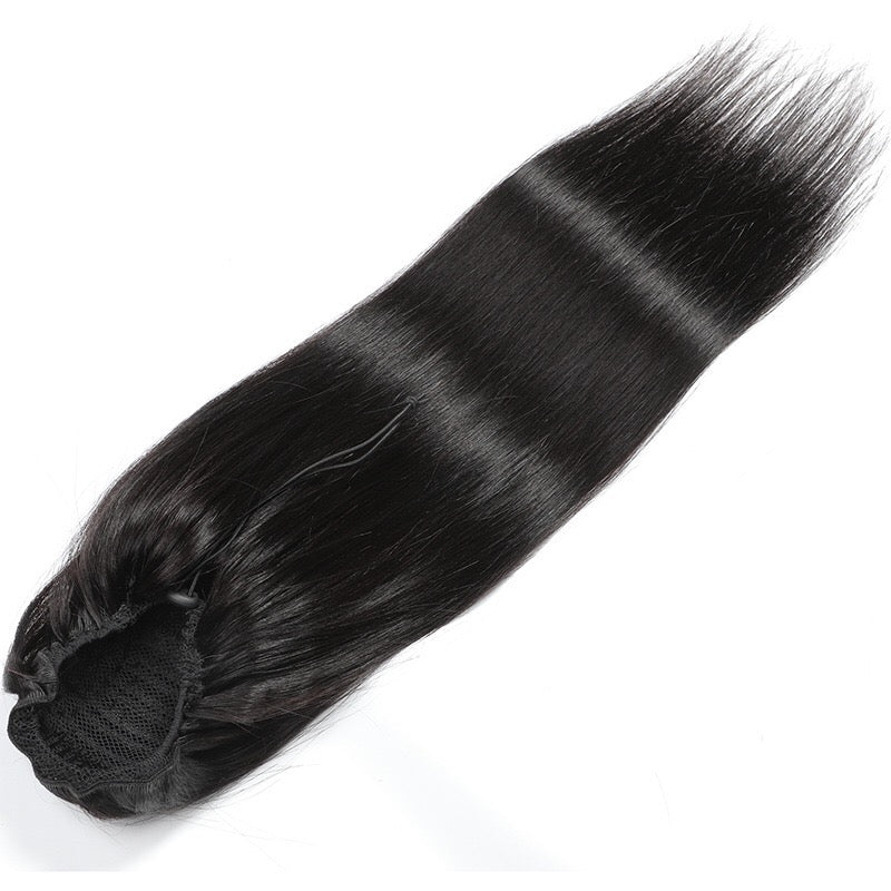 Brazilian hair straight ponytail