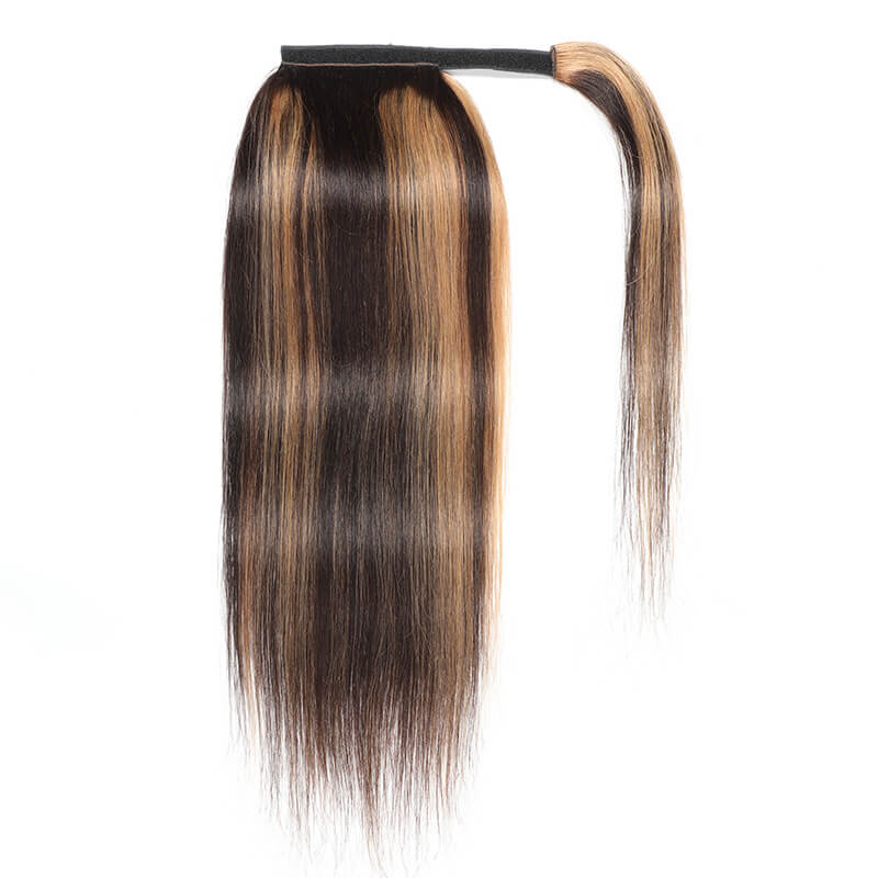 Highlight Human Hair Clip-in Ponytail for African American