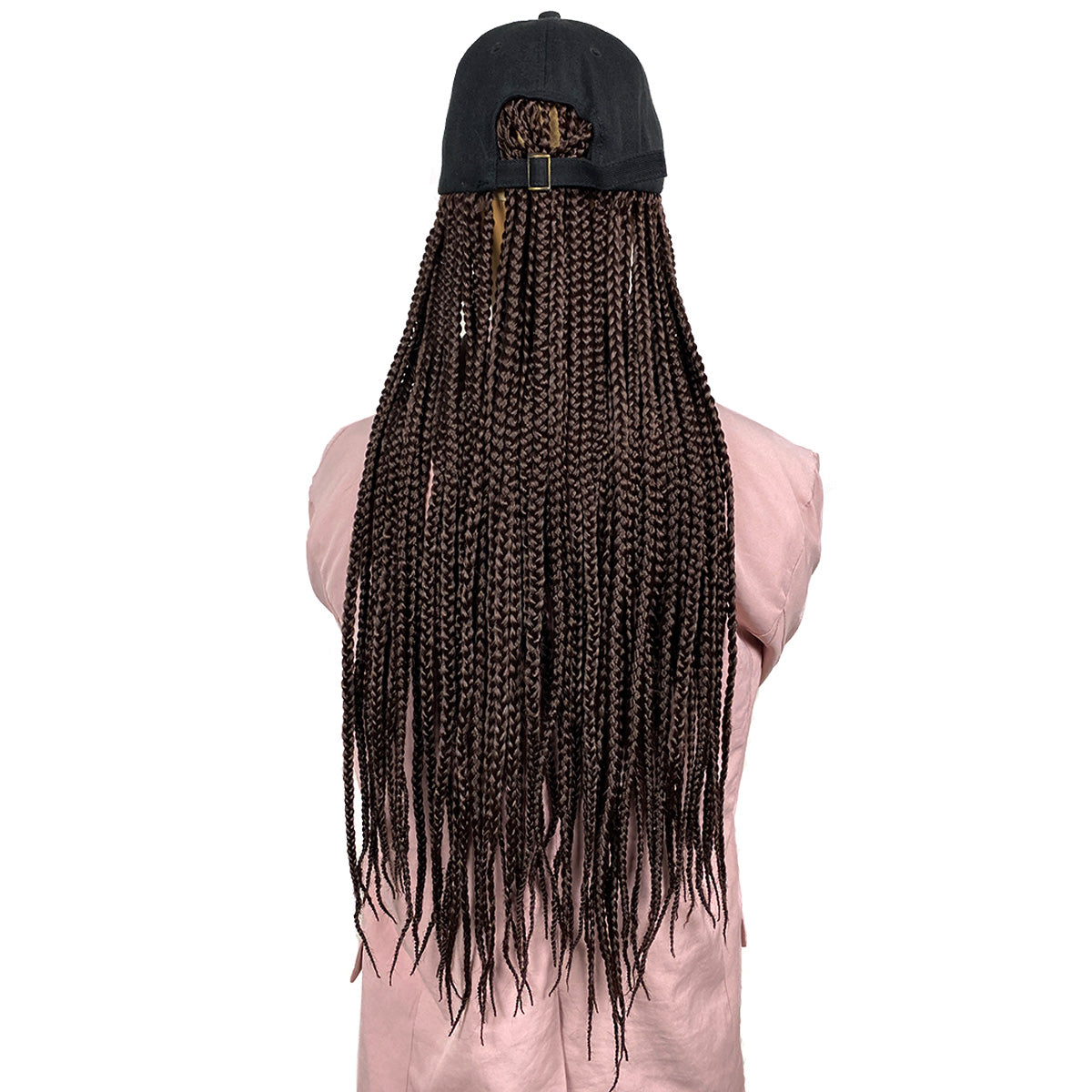 3X Box Braids with Baseball Cap for women