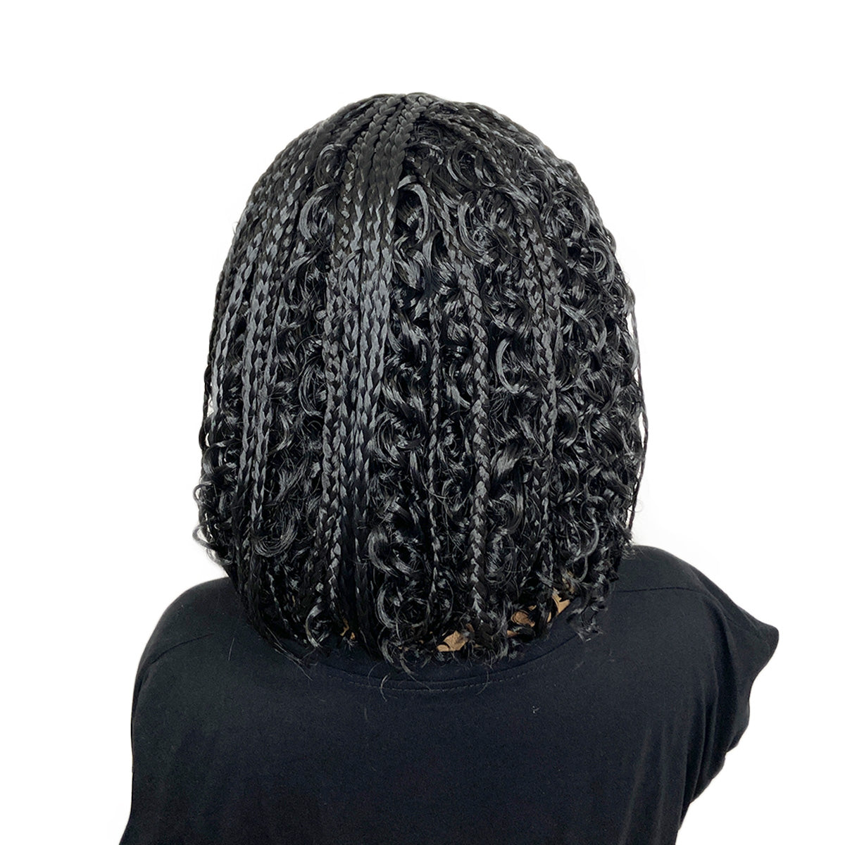 Short curly bob Braided Bob Wig 14inchfor Women