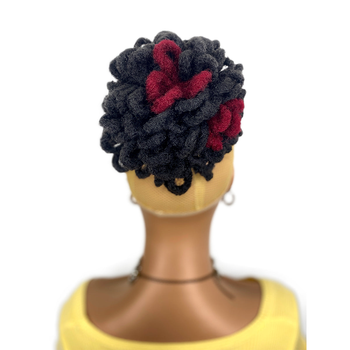1/bug dreadlock bun hair extension for black women