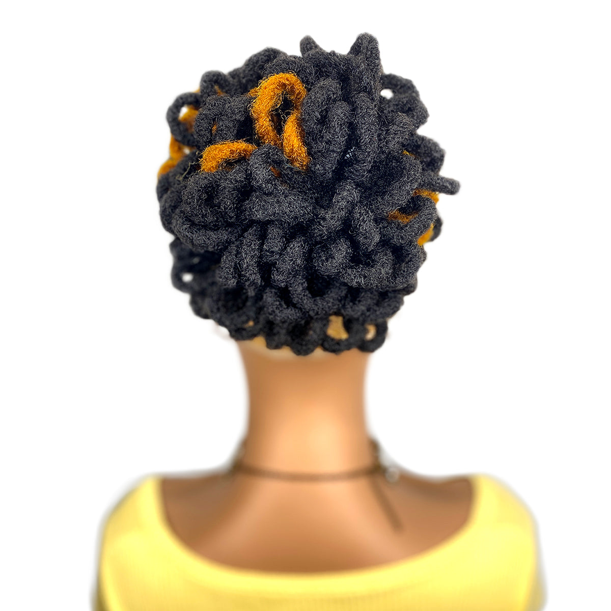 1b/27 dreadlock bun hair extension for black women