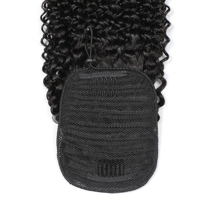 Kinky Curl Ponytail Drawstring for black women