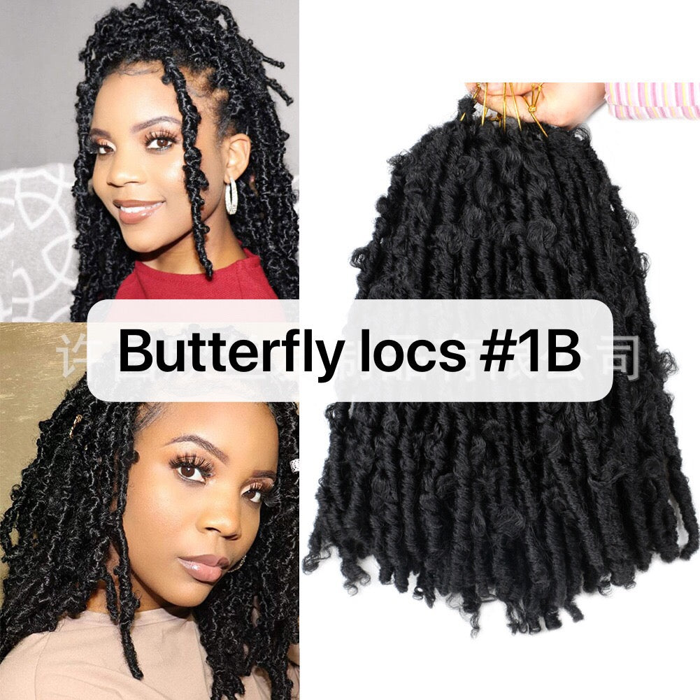 black butterfly locs braid 14inch