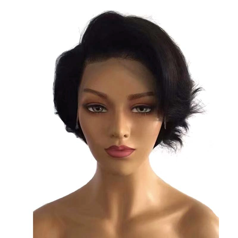 Short Pixie Cut Wig Wave Brazilian hair