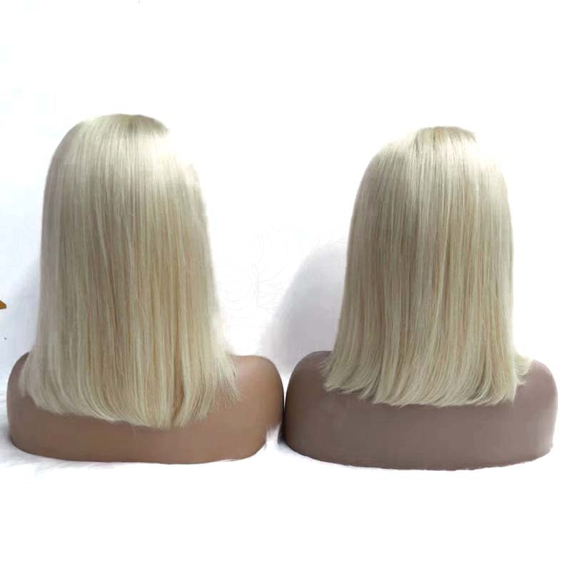 blonde brazilian hair bob lace wig